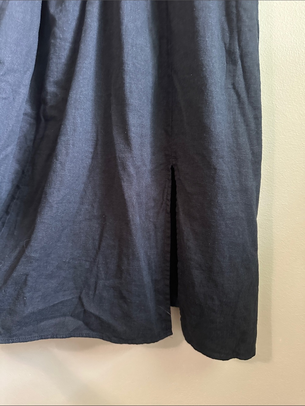 Ava & Viv Black Sleeveless Maxi Dress with Front Twist - Picture 7 of 7